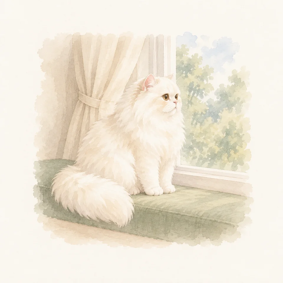 波斯 · 透过薄帘，慢慢看一会儿