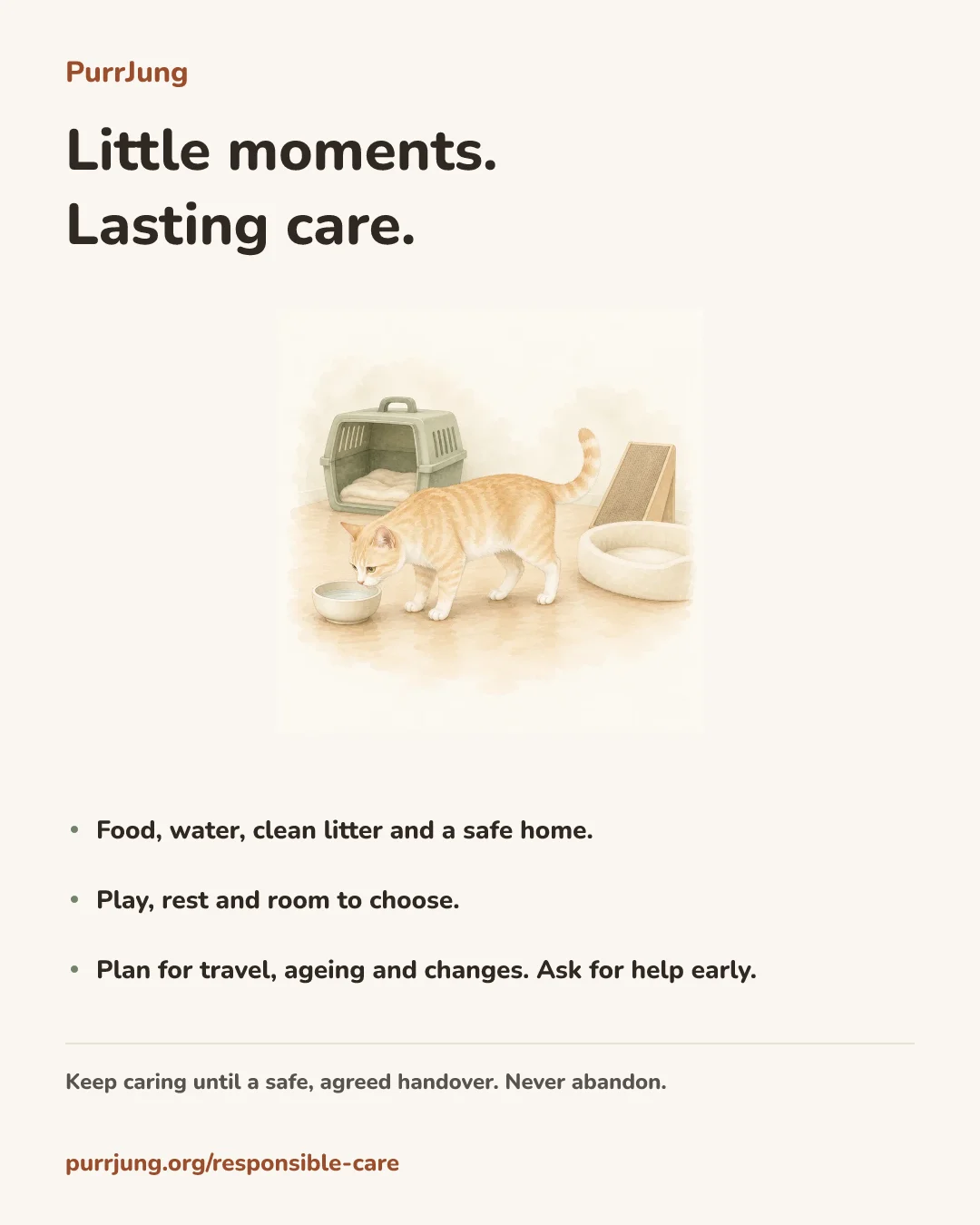 Little moments. Lasting care.