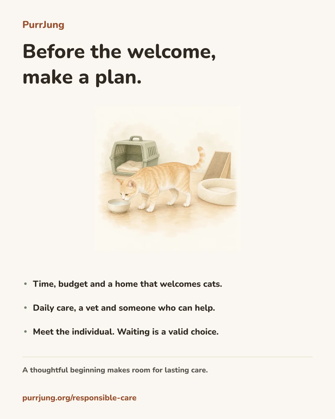 Before the welcome, make a plan.