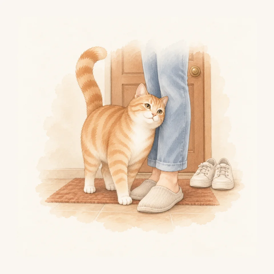 El Gato Familiar · El pequeño ritual de volver a casa